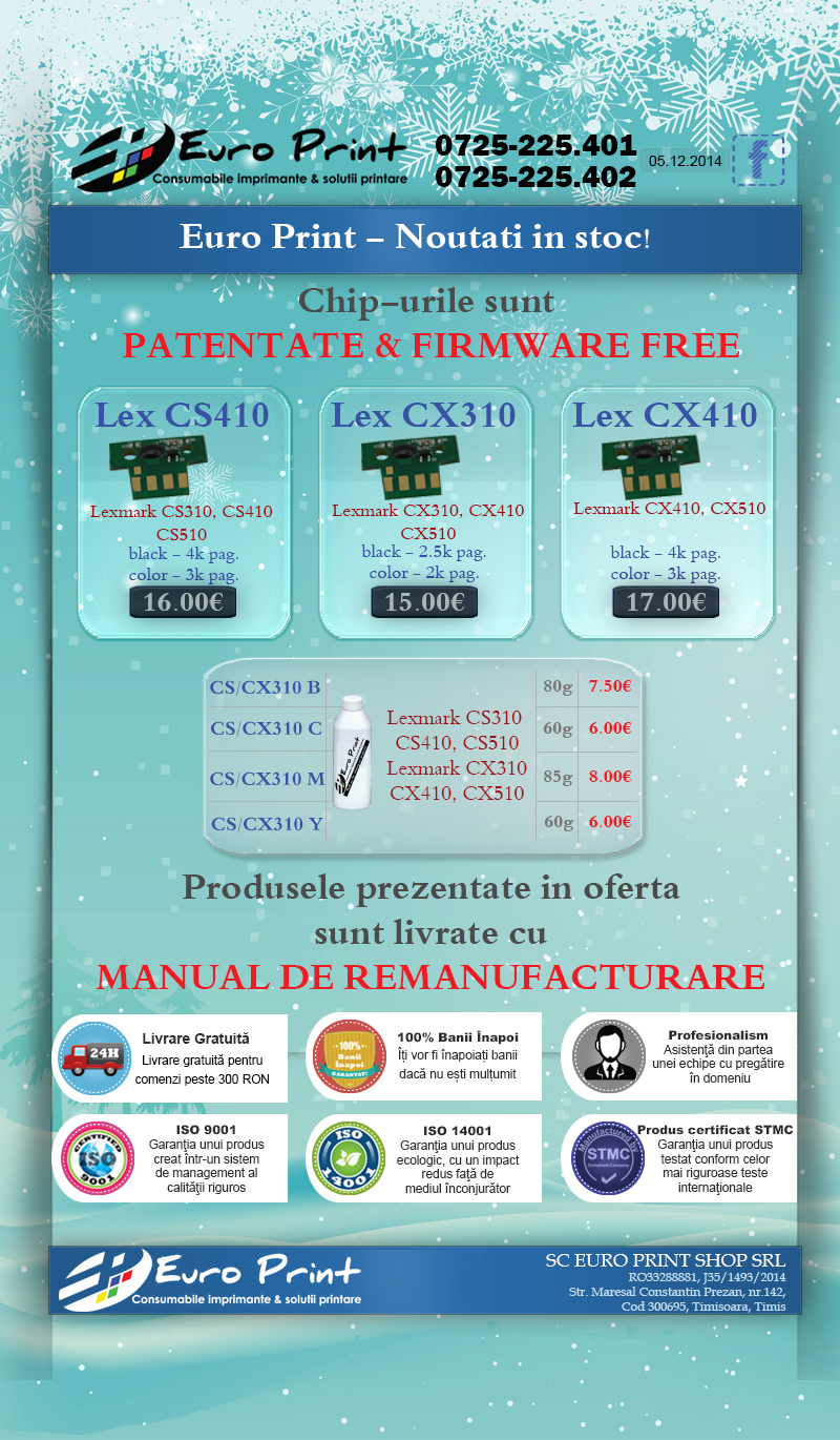 Noutati
Euro Print Shop