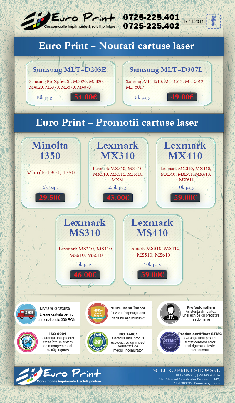 Noutati
Euro Print Shop